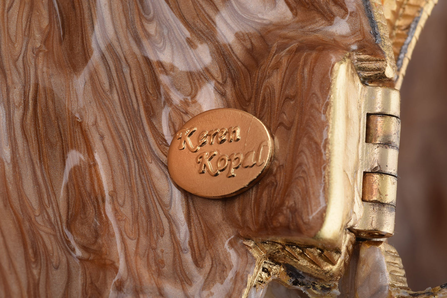 Keren Kopal Gold Peacocks Faberge Egg