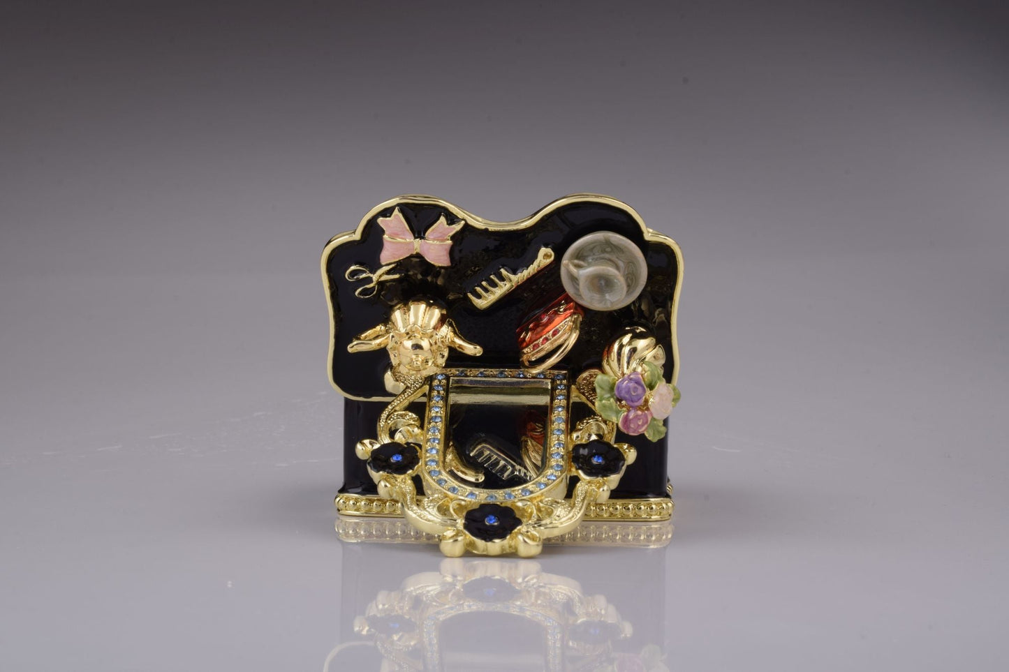 Keren Kopal Black Vanity Table