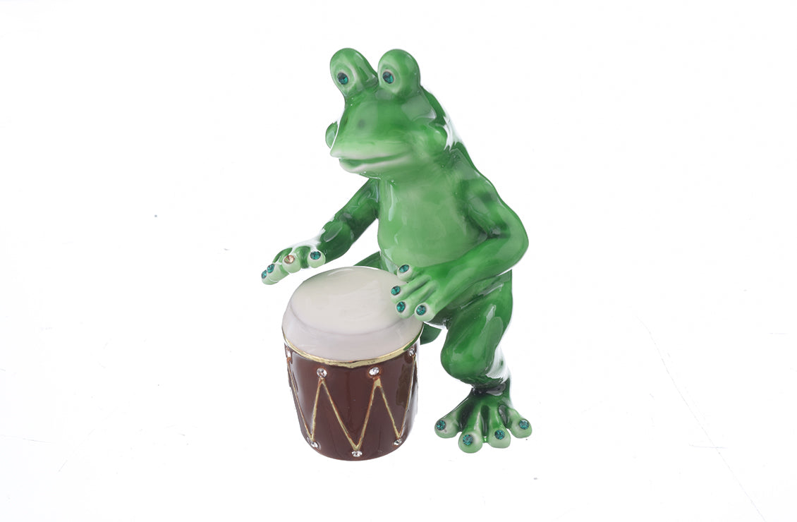 Keren Kopal Frog Playing Drums
