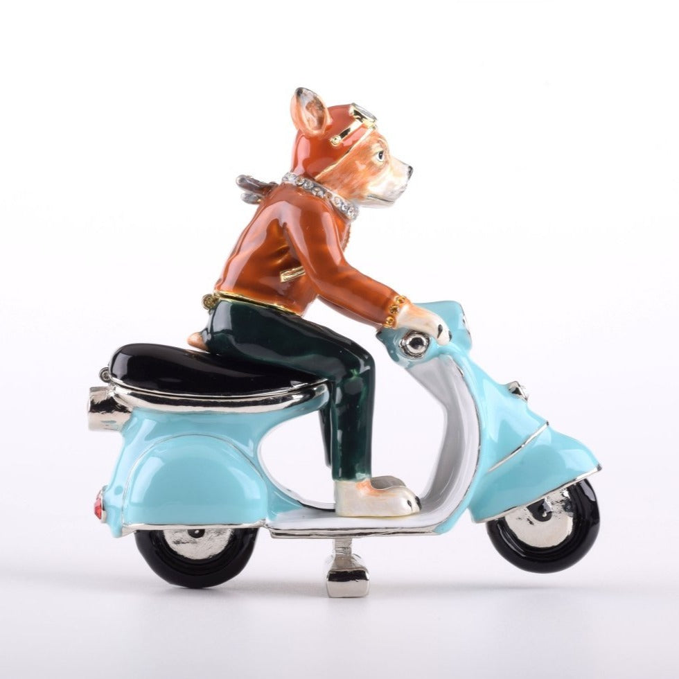 Keren Kopal Dog riding a Vespa bike Limited Edition 1 of 250