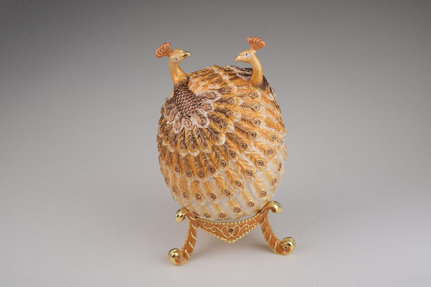 Keren Kopal Gold Peacocks Faberge Egg