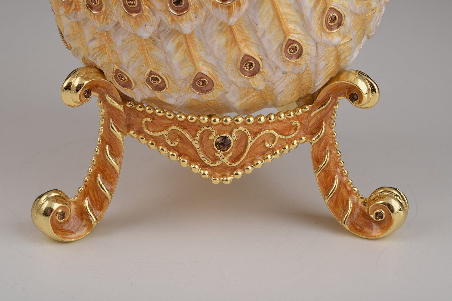 Keren Kopal Gold Peacocks Faberge Egg
