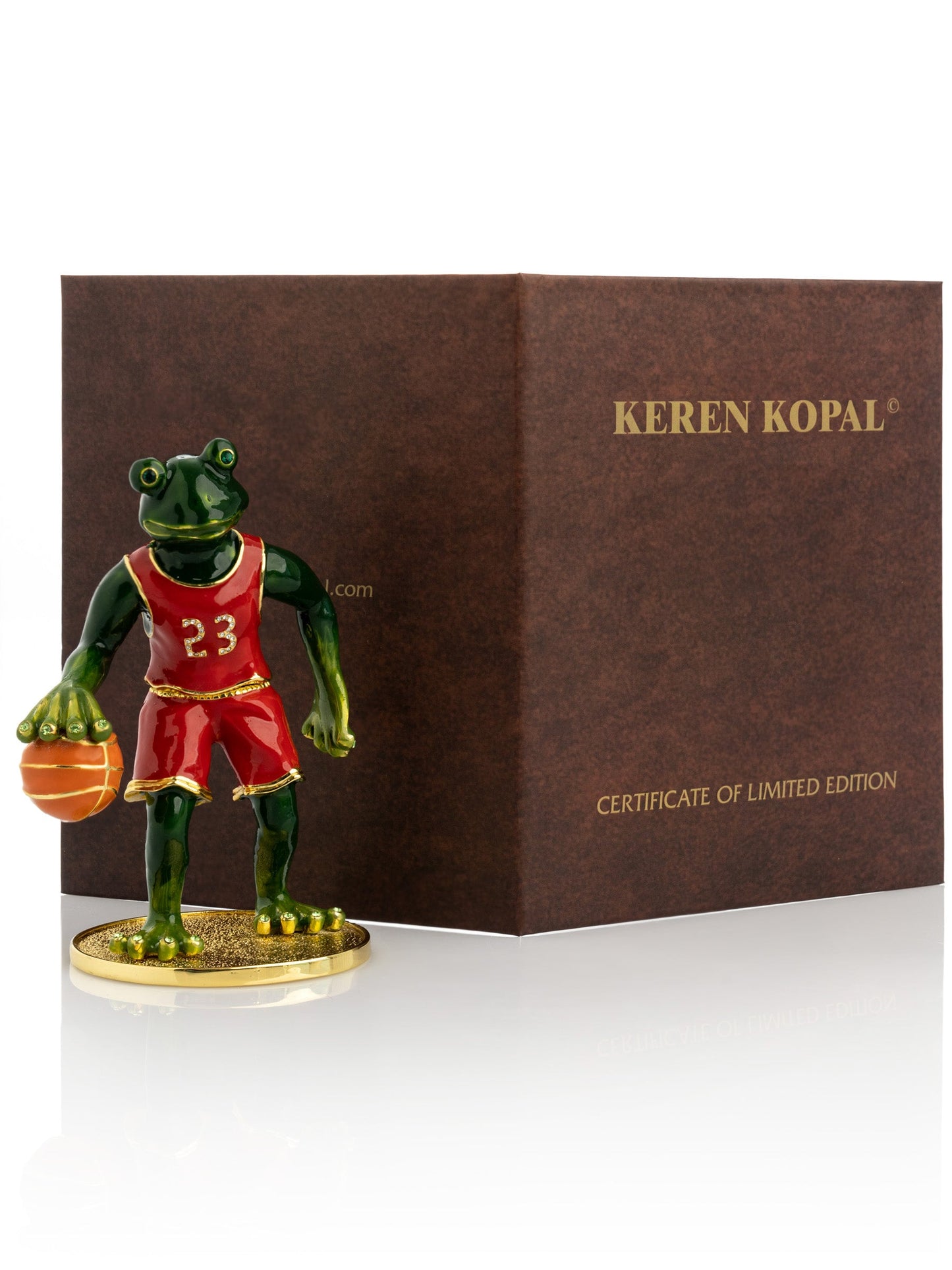 Keren Kopal Frog Playing Basketball
