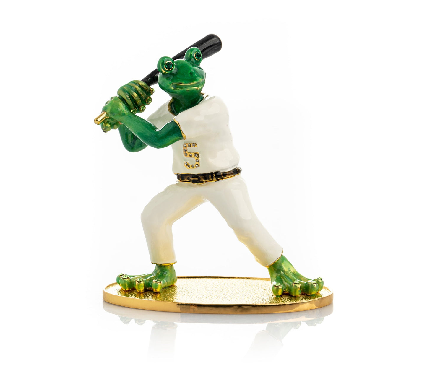 Frog Playing Baseball - Exquisite Decor