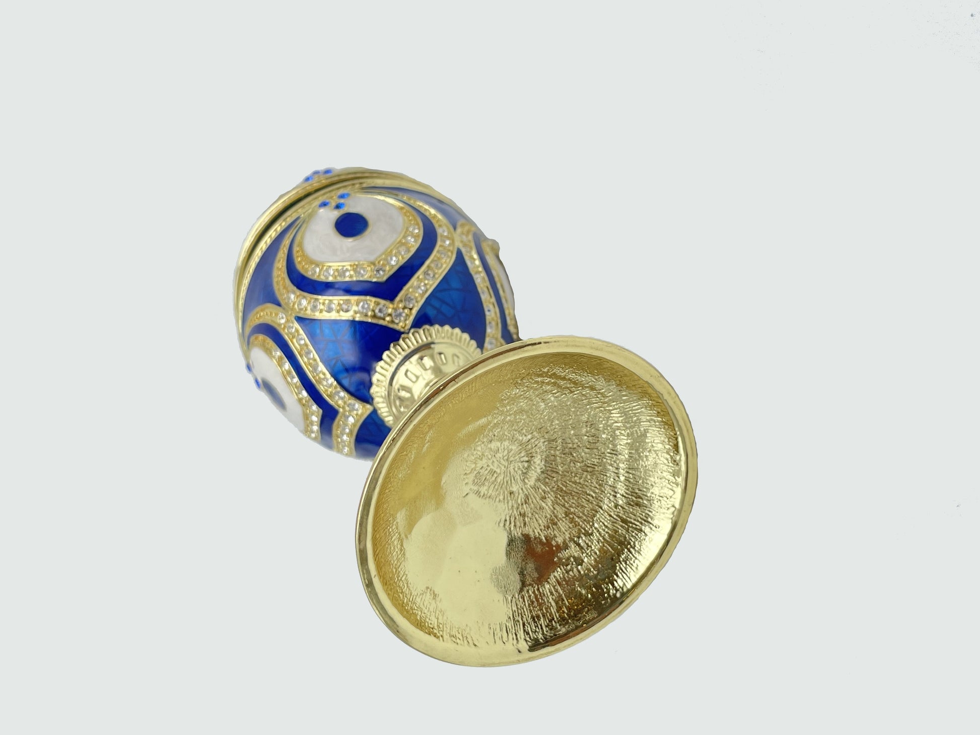 Keren Kopal Blue Faberge Egg Beethoven Music Playing