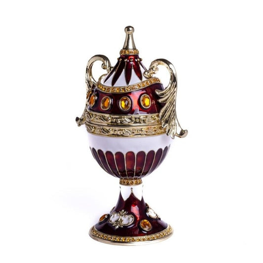 Keren Kopal Brown Music Playing Faberge Egg with Wings