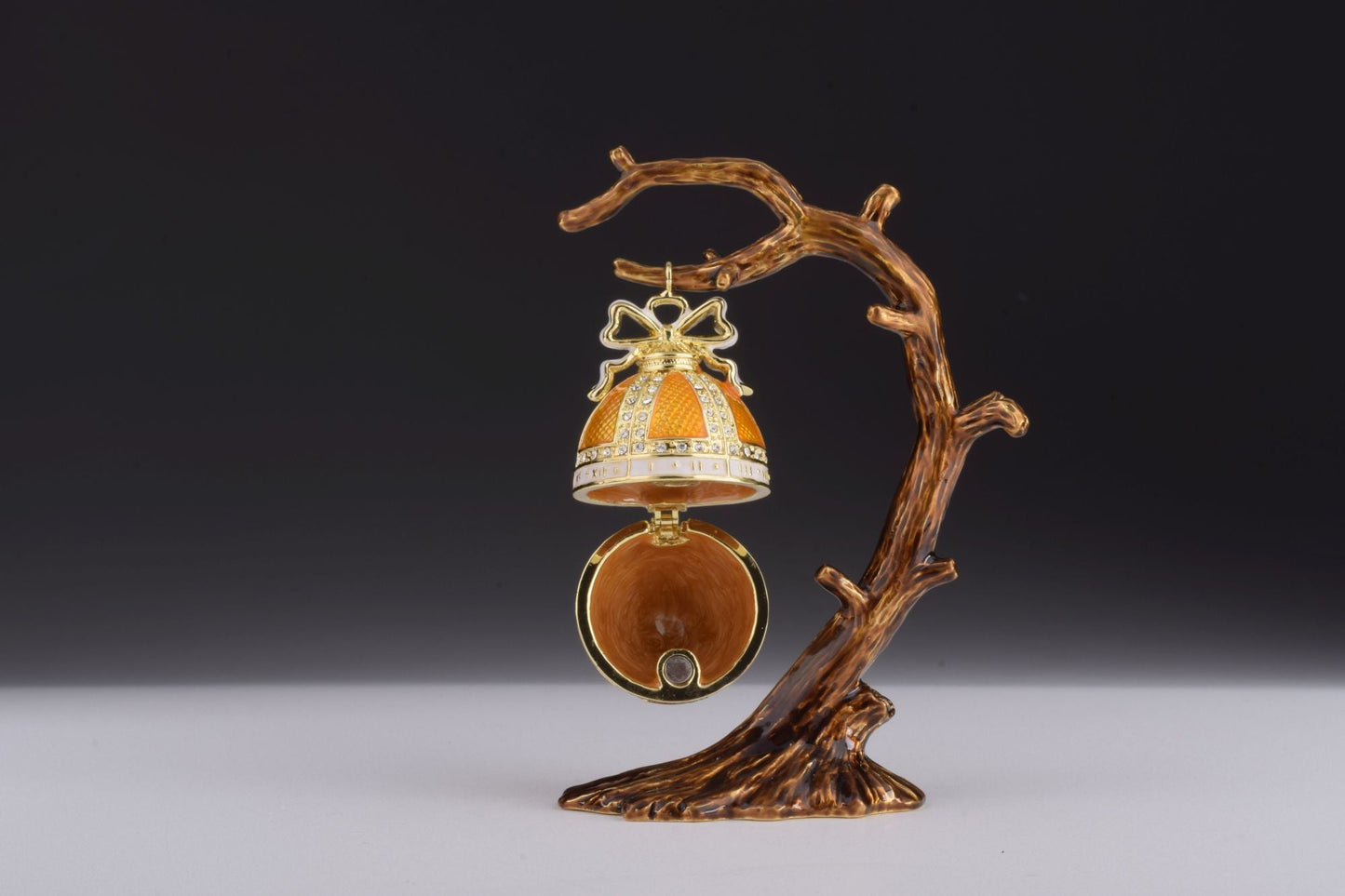 Keren Kopal Orange Russian Egg Hanging of a Tree Branch