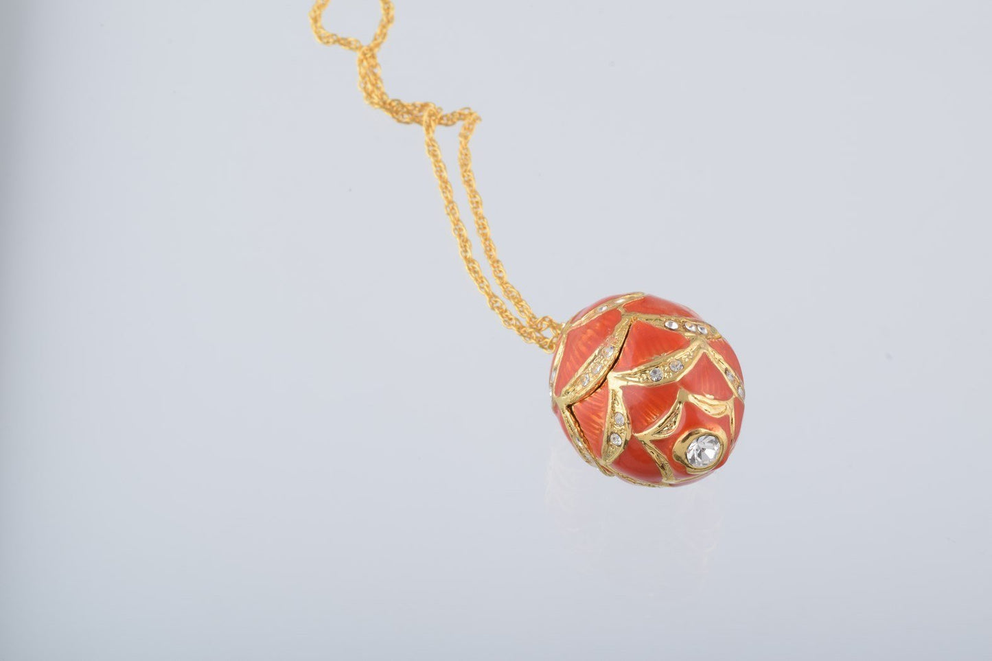 Keren Kopal Gold & Red Egg Pendant Necklace