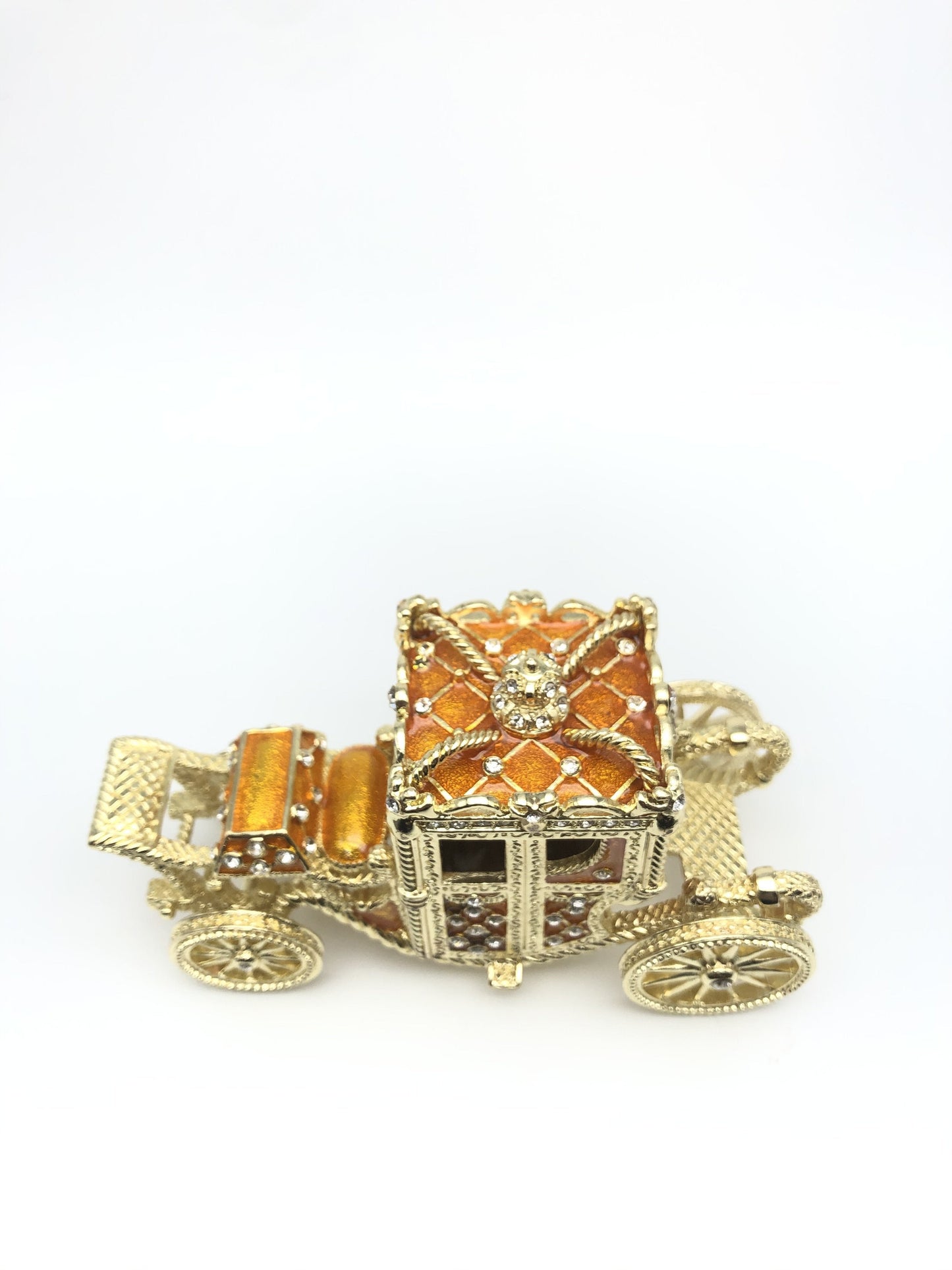Keren Kopal Golden Carriage Trinket Box