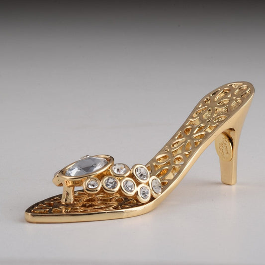 Keren Kopal Golden High Heel Shoe