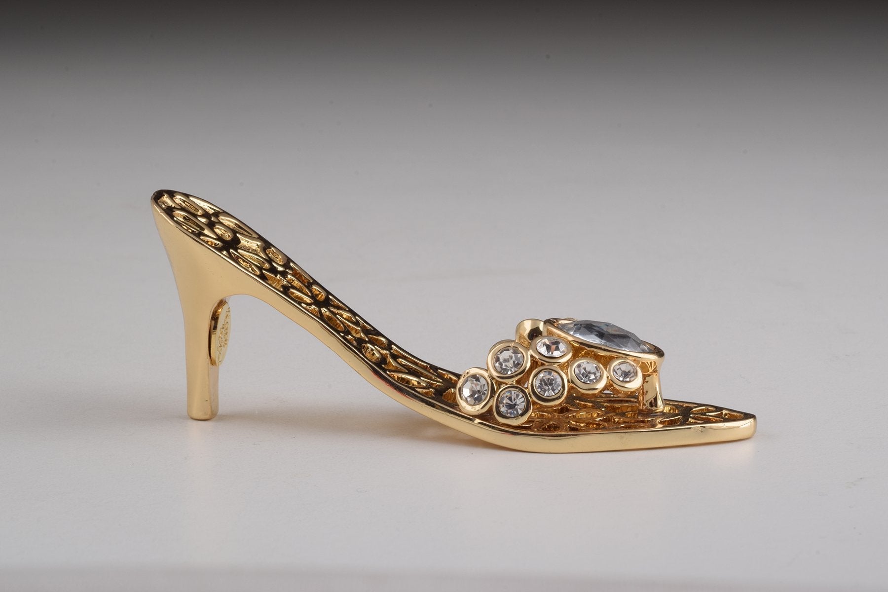 Keren Kopal Golden High Heel Shoe