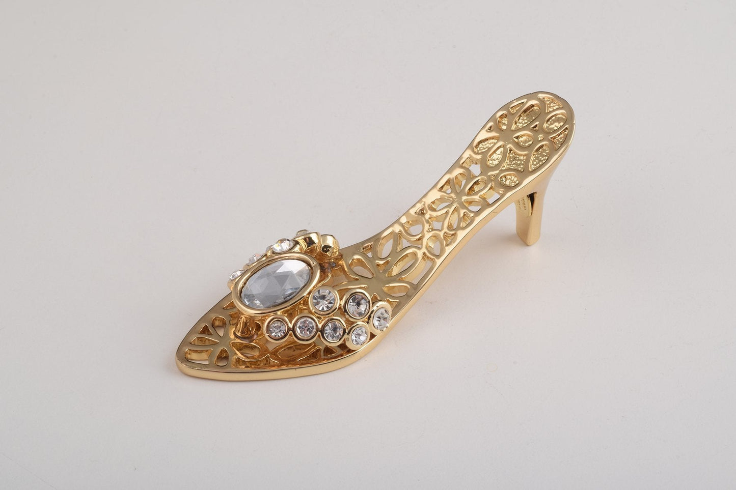 Keren Kopal Golden High Heel Shoe