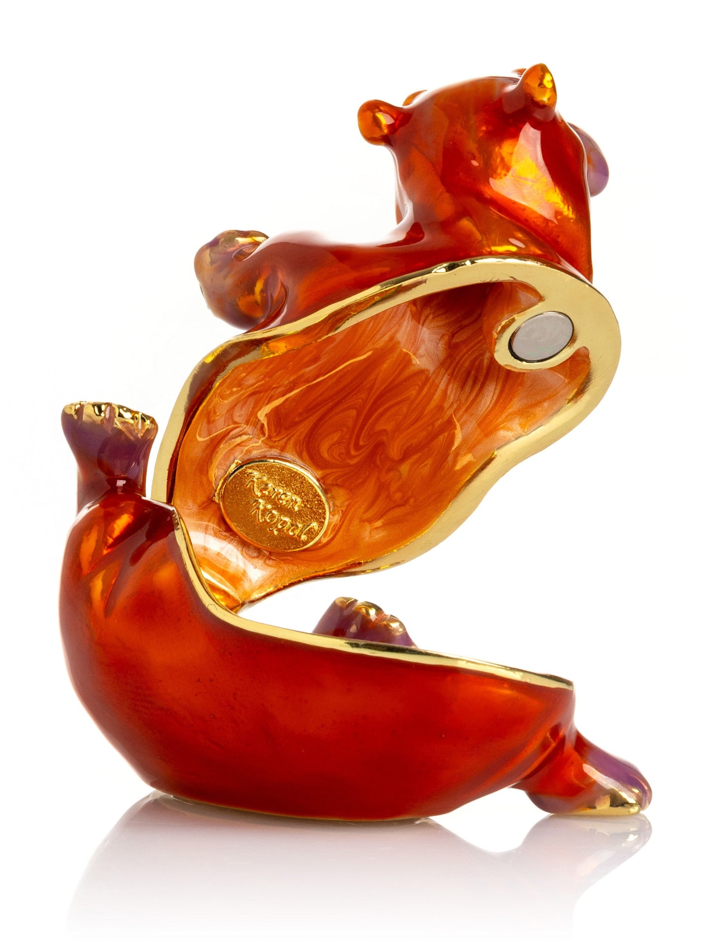 Keren Kopal Happy Hippo Laying on His Back