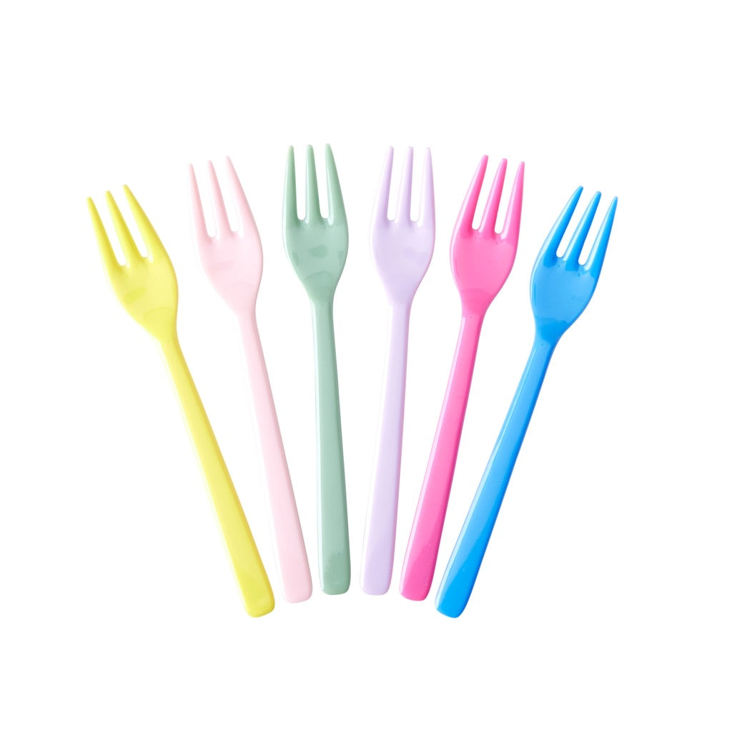 Rice DK | Set of 6 Melaminea Cake Forks