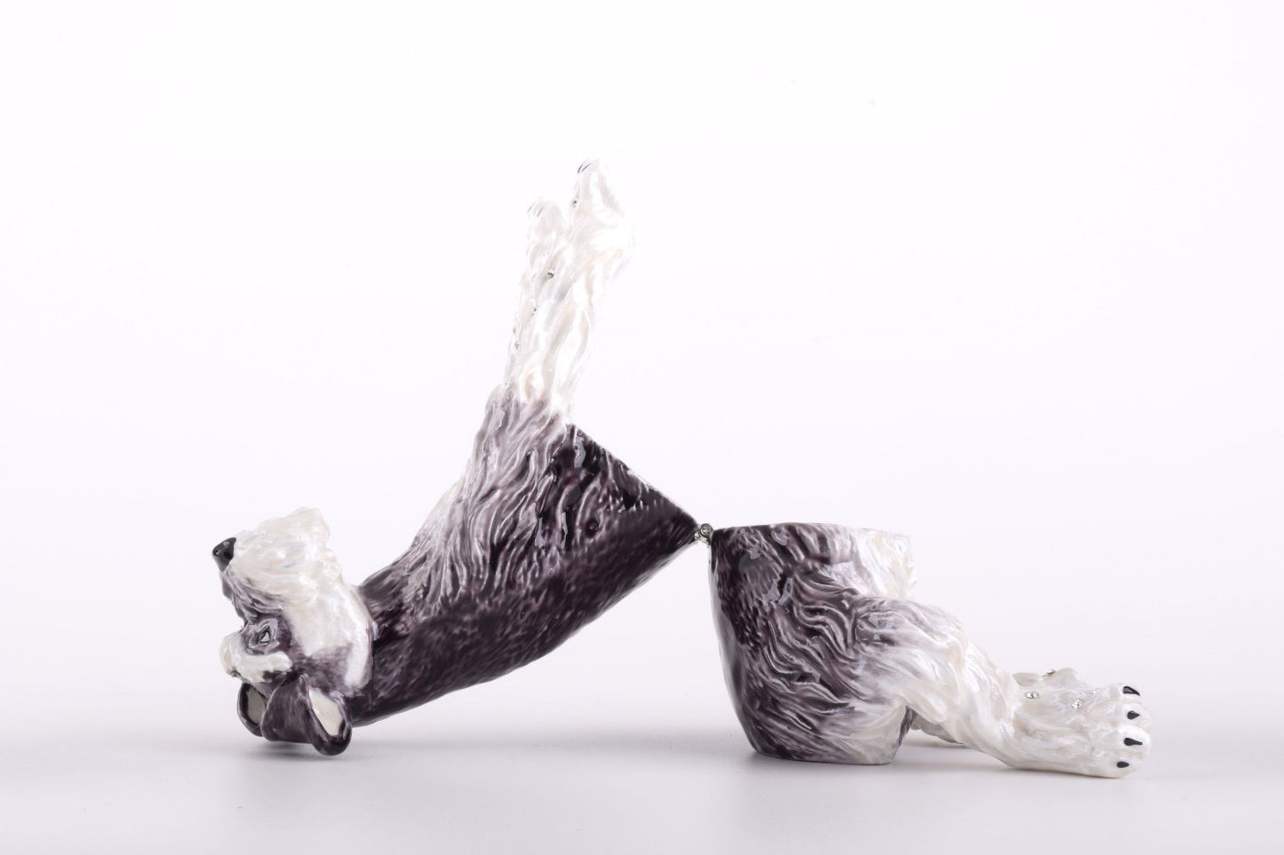 Keren Kopal Large white & Black Dog Limited Edition 1 of 250