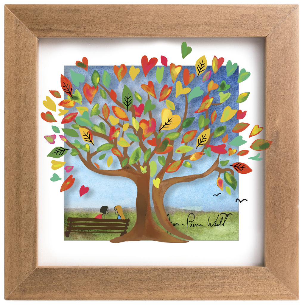 Tree of Orange Hearts - Jean-Pierre Weill Studios