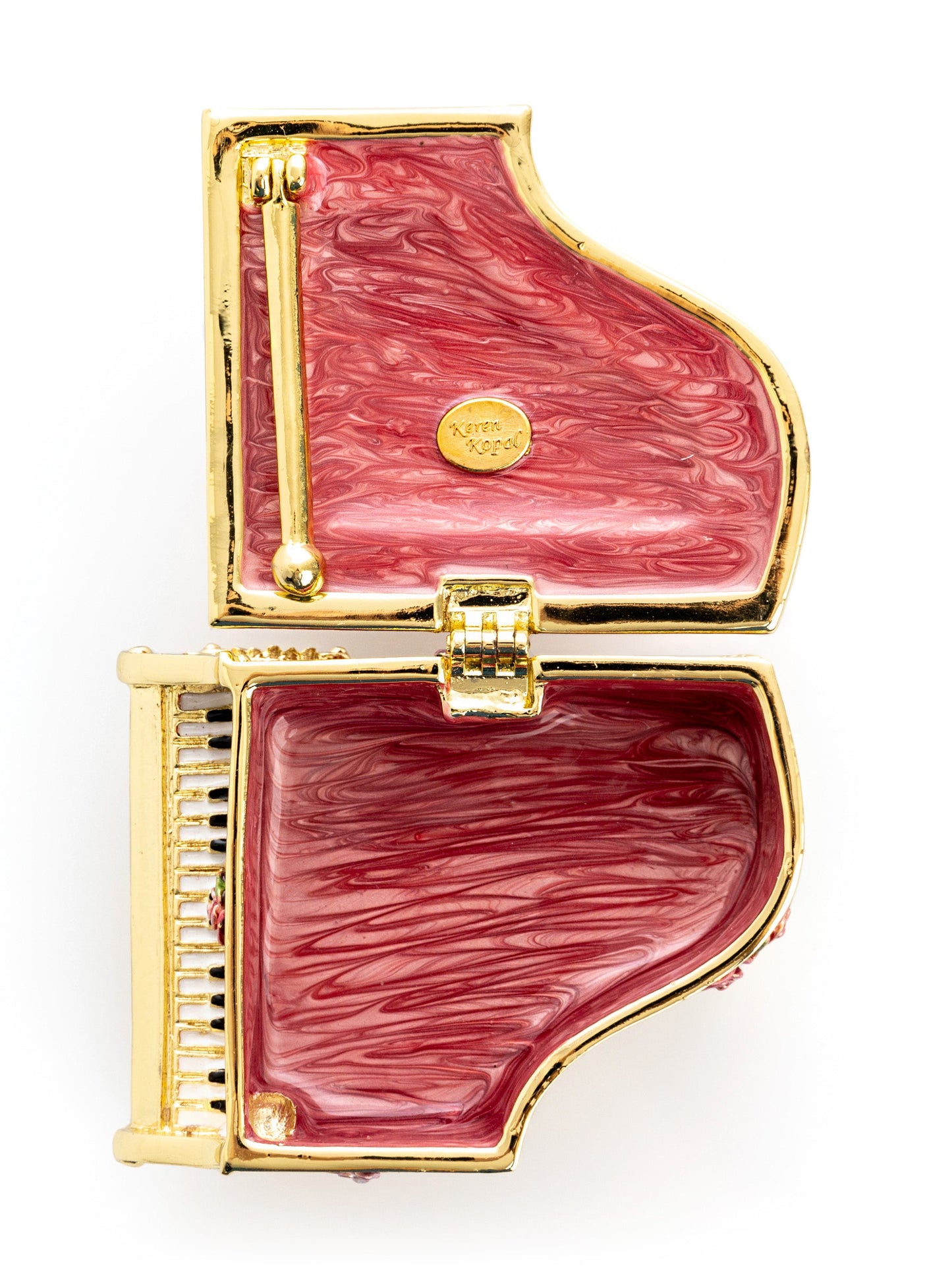Keren Kopal Red Piano with Flowers