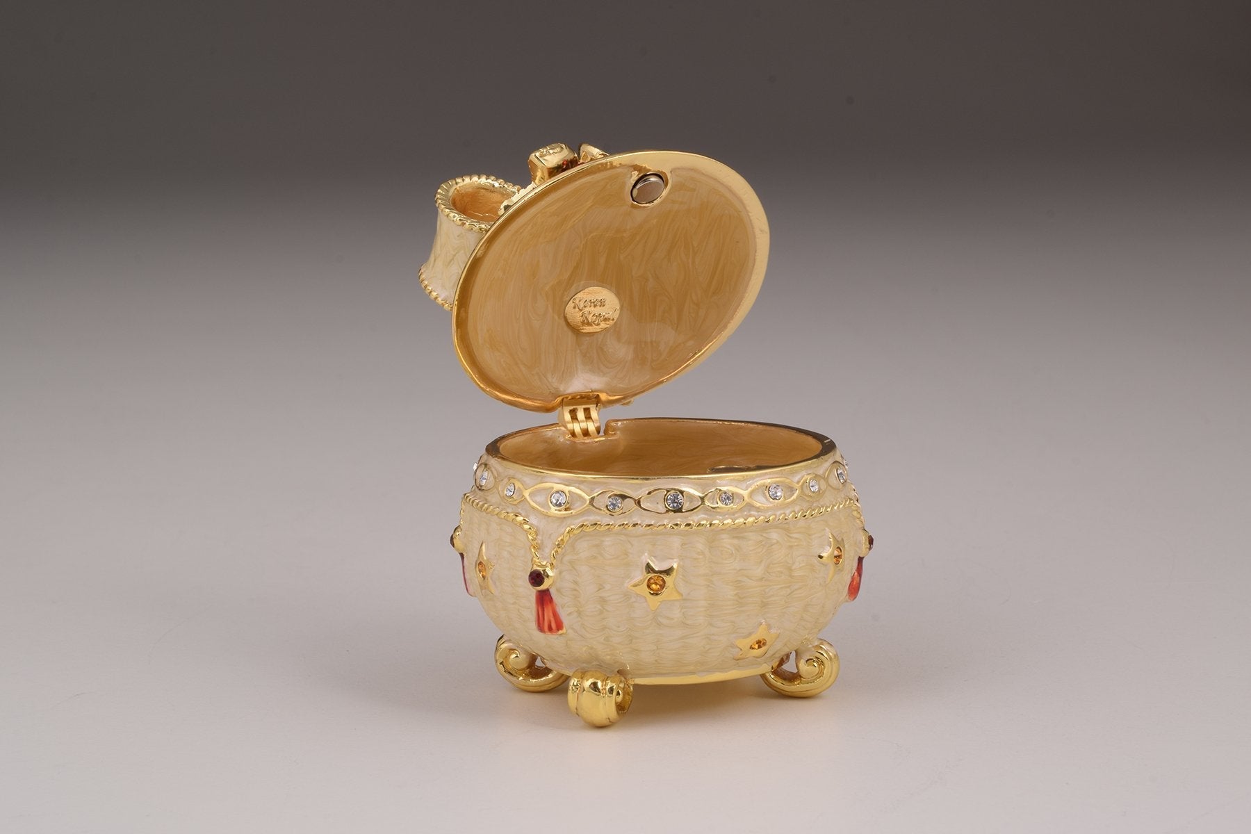 Keren Kopal Yellow Trinket Box