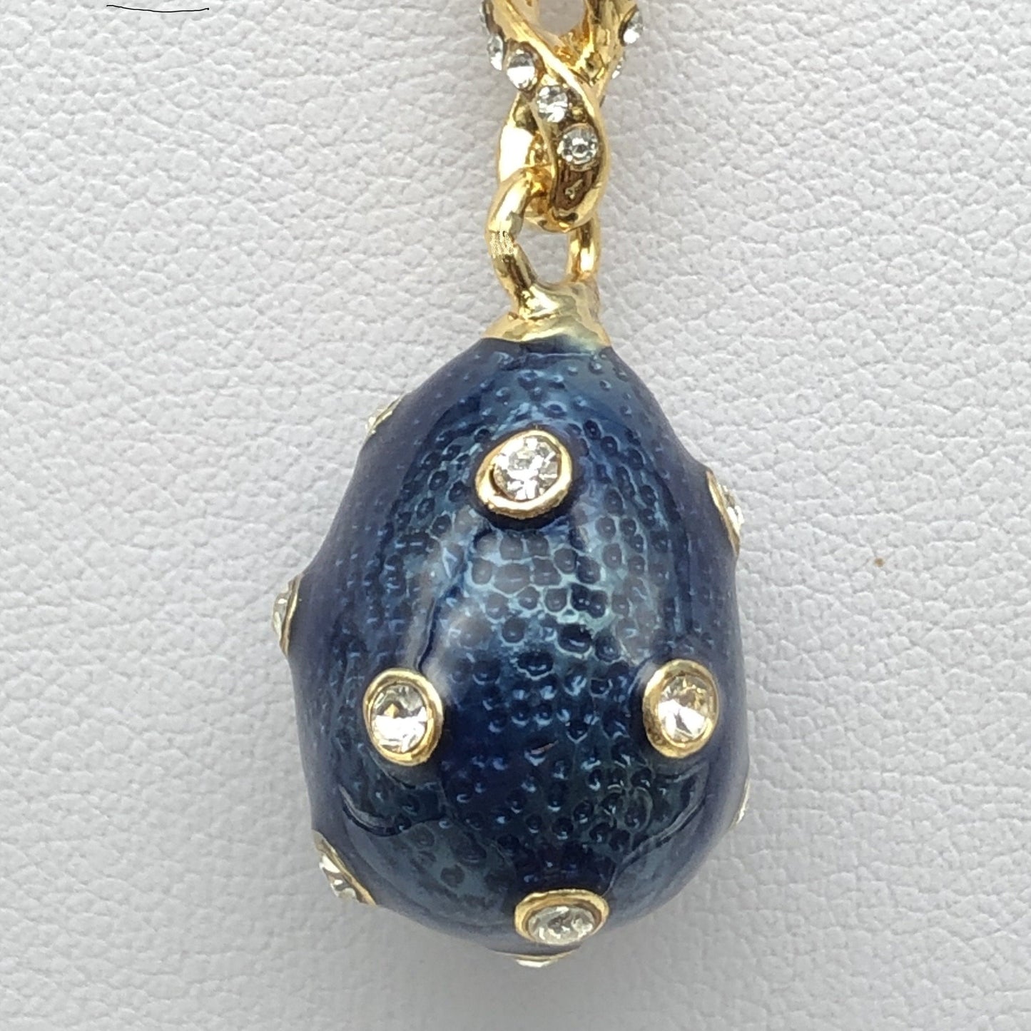 Keren Kopal Blue Egg Pendant Gold Necklace