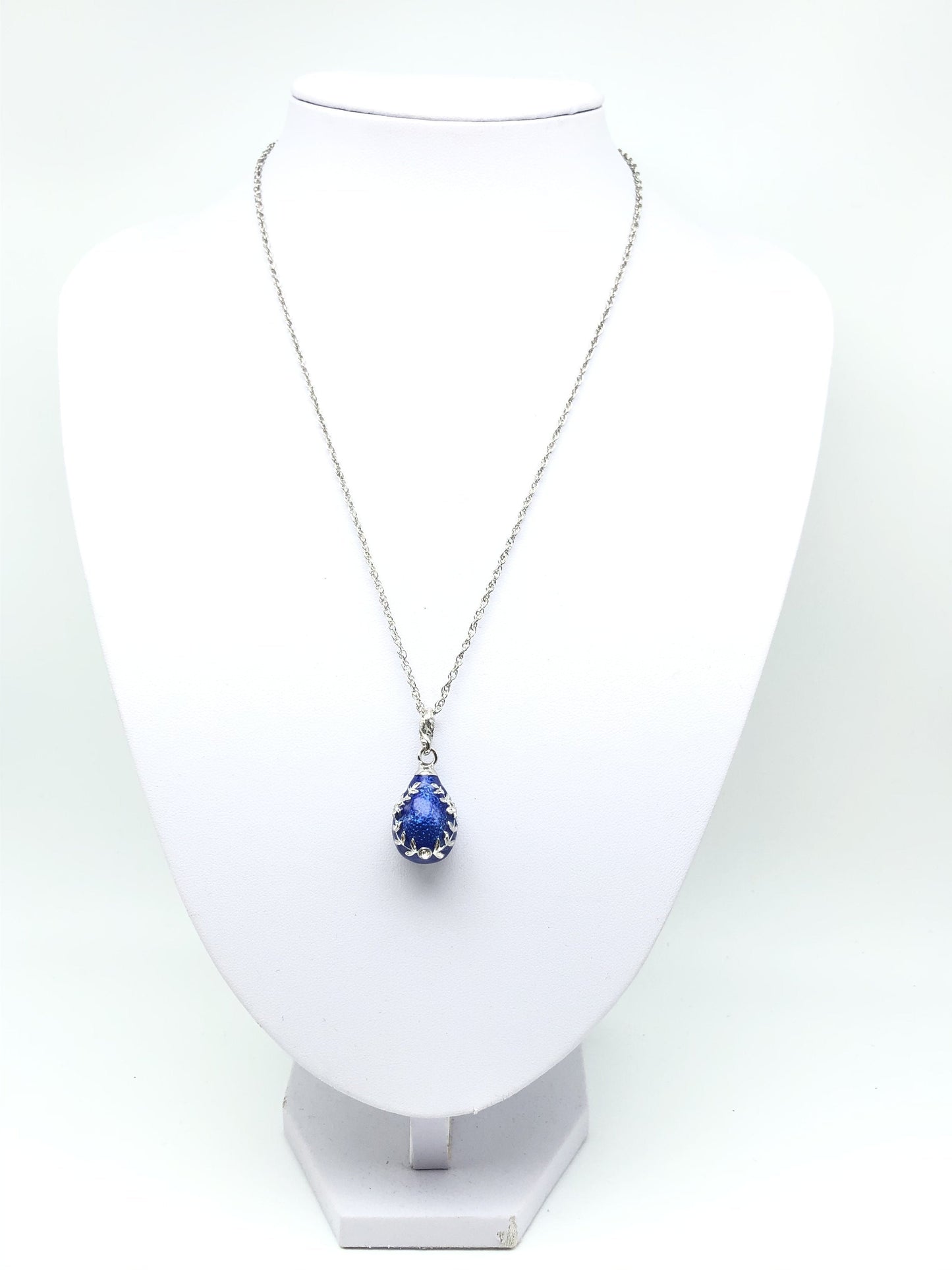 Keren Kopal Blue Egg Pendant Necklace