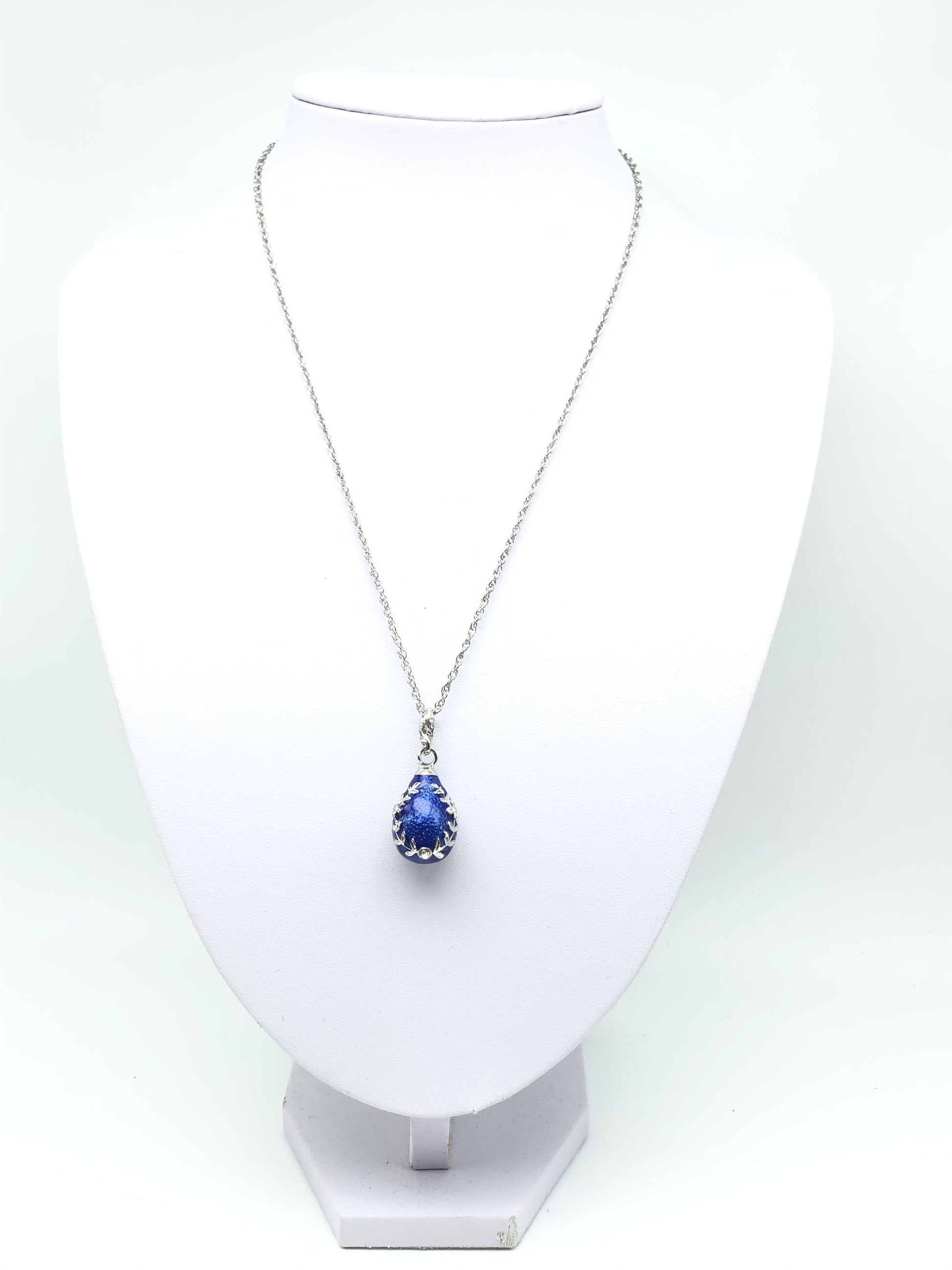Keren Kopal Blue Egg Pendant Necklace