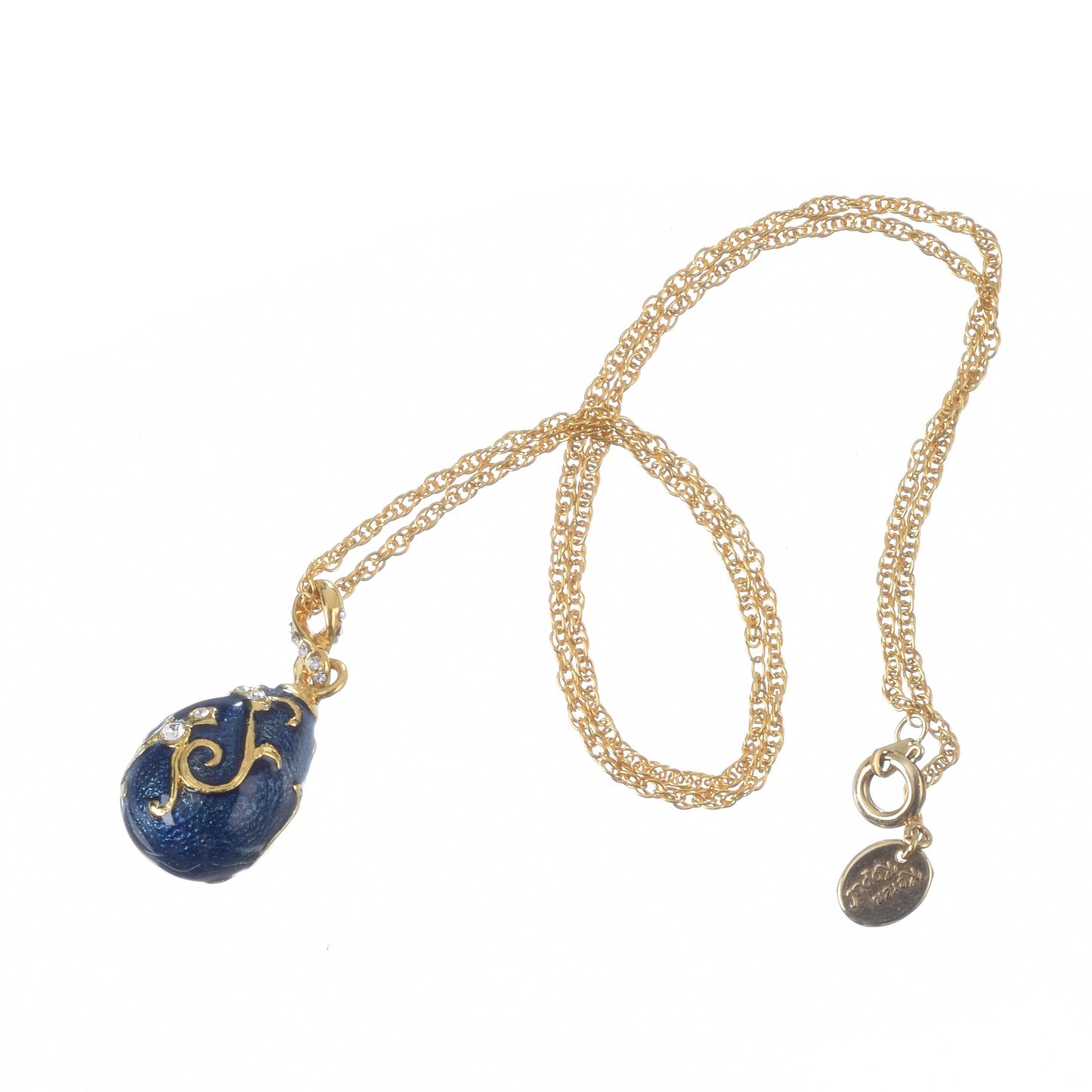 Keren Kopal Blue Egg Pendant Necklace