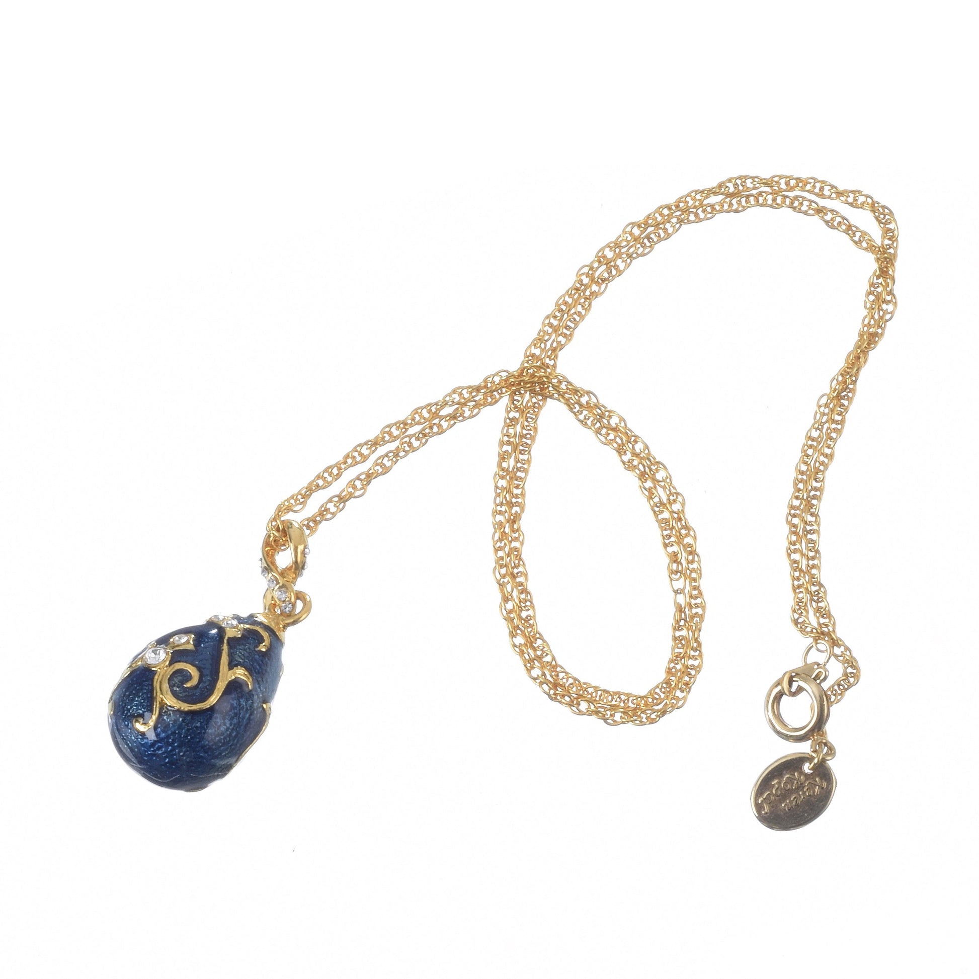 Keren Kopal Blue Egg Pendant Necklace