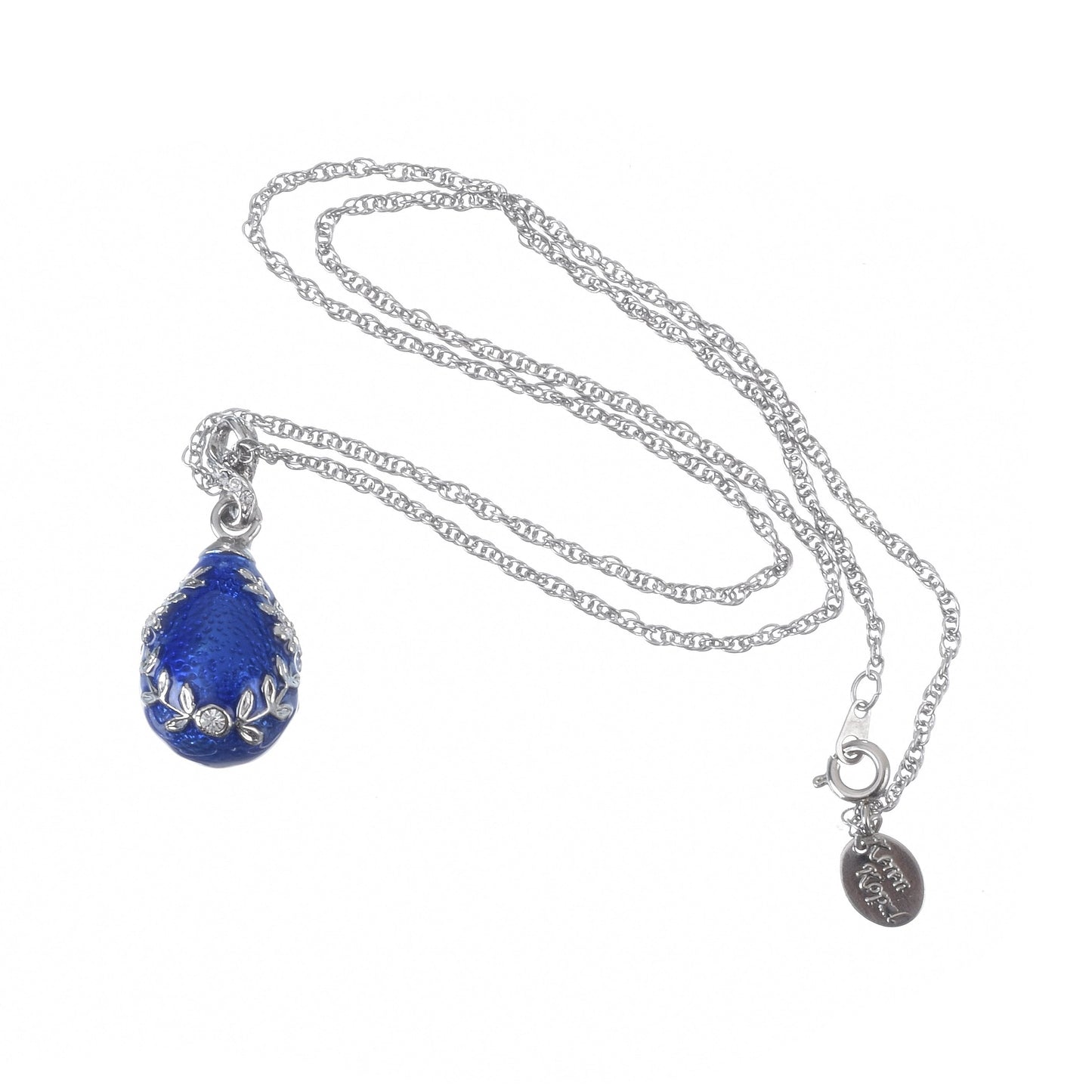 Keren Kopal Blue Egg Pendant Necklace
