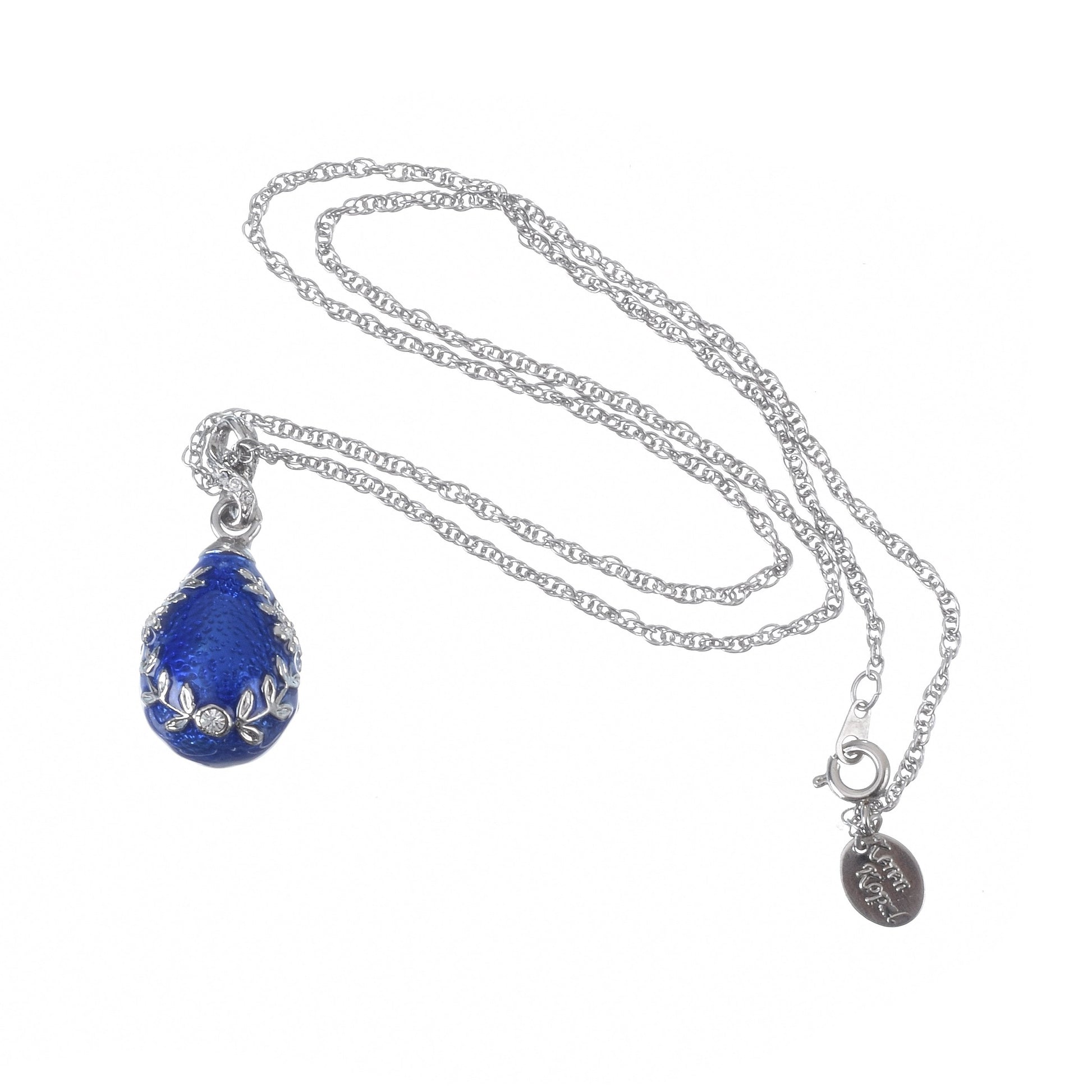 Keren Kopal Blue Egg Pendant Necklace