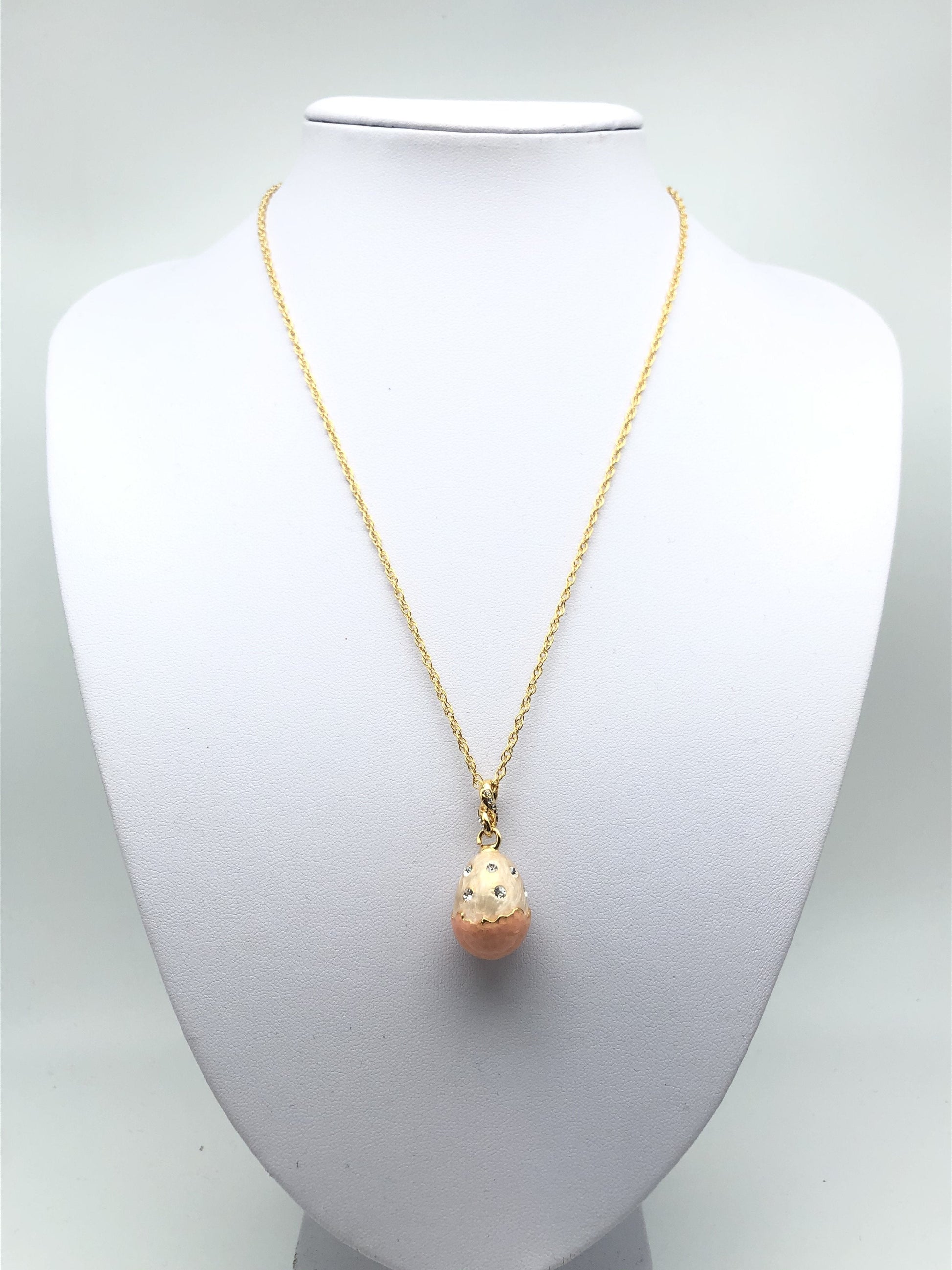 Keren Kopal Pink Egg Pendant Necklace