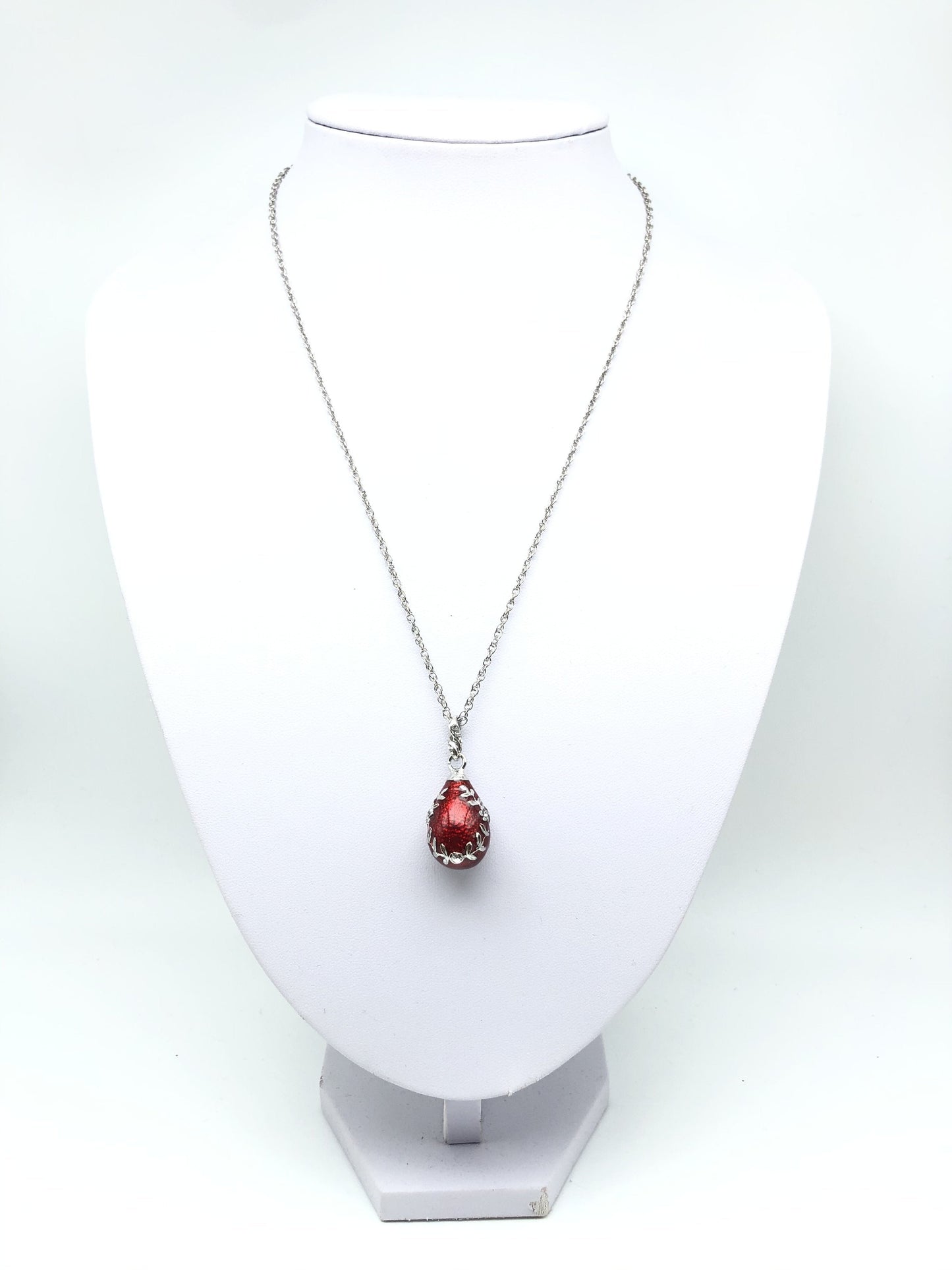 Keren Kopal Red Egg Pendant Necklace