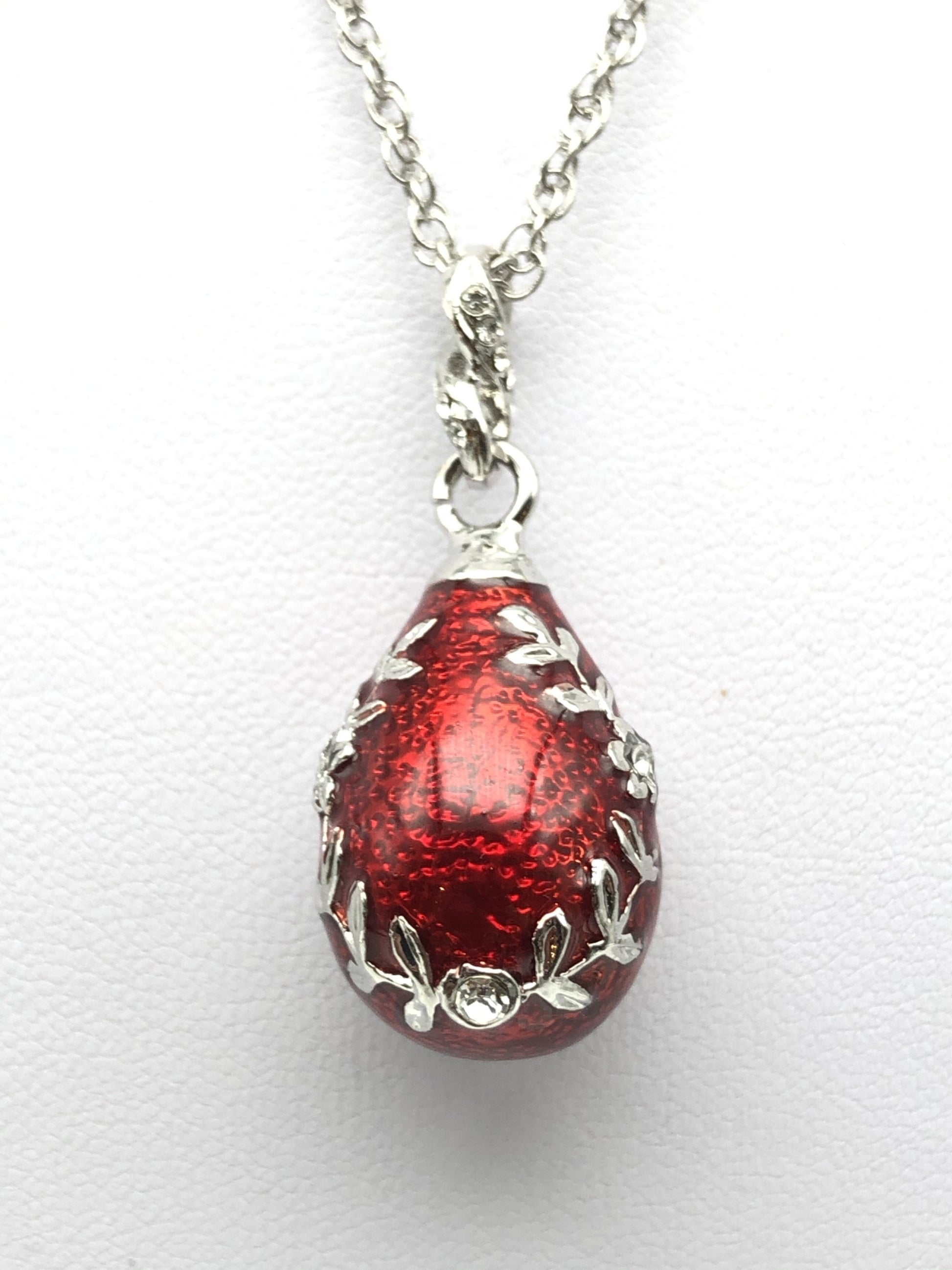 Keren Kopal Red Egg Pendant Necklace