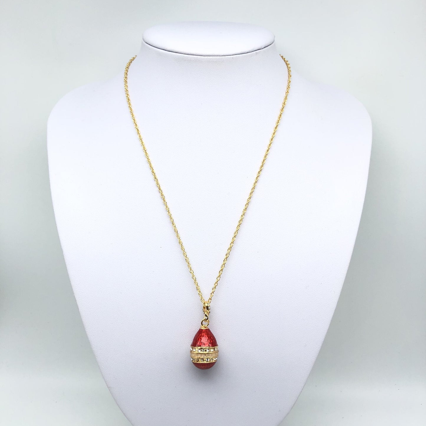 Keren Kopal Red Egg Pendant Necklace