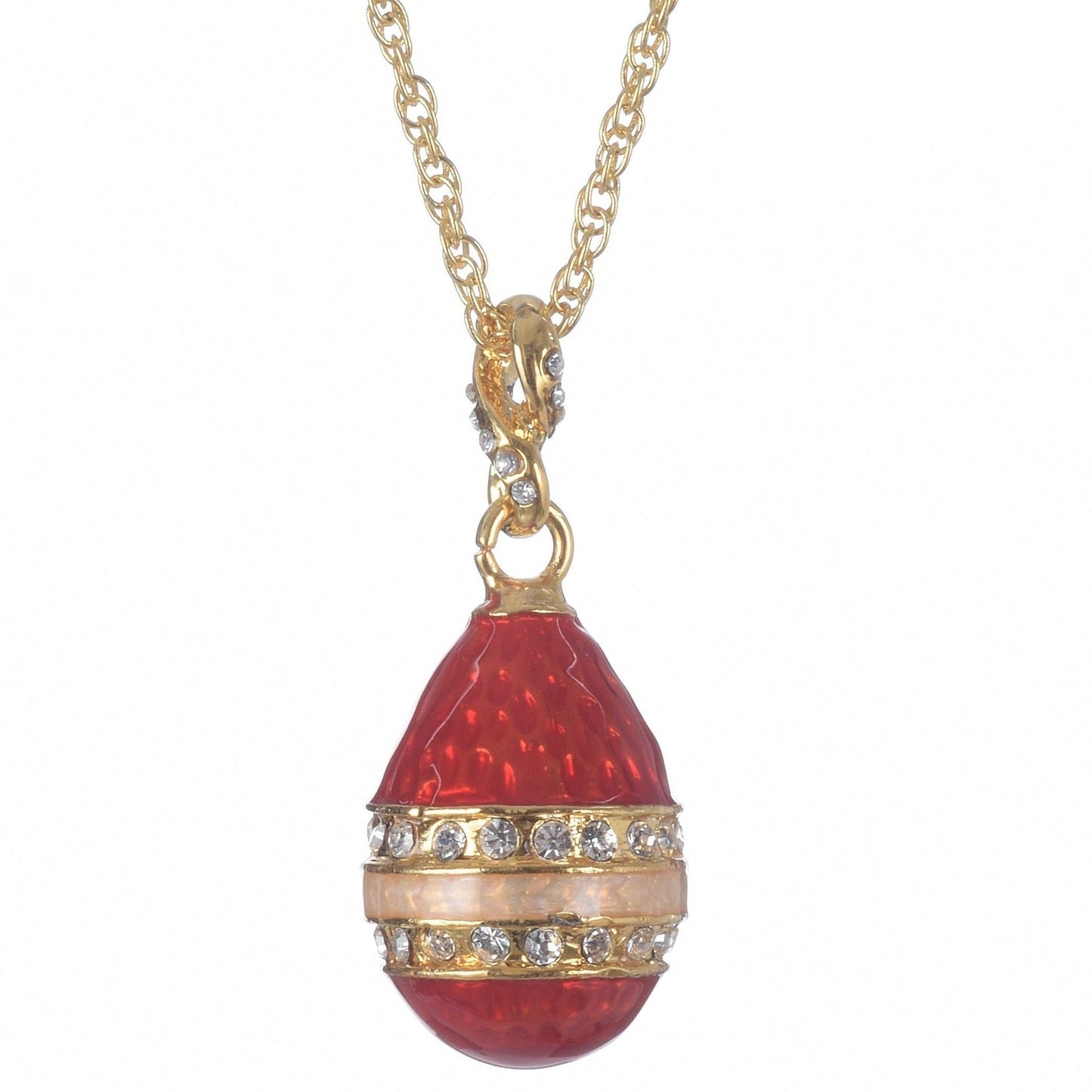 Keren Kopal Red Egg Pendant Necklace