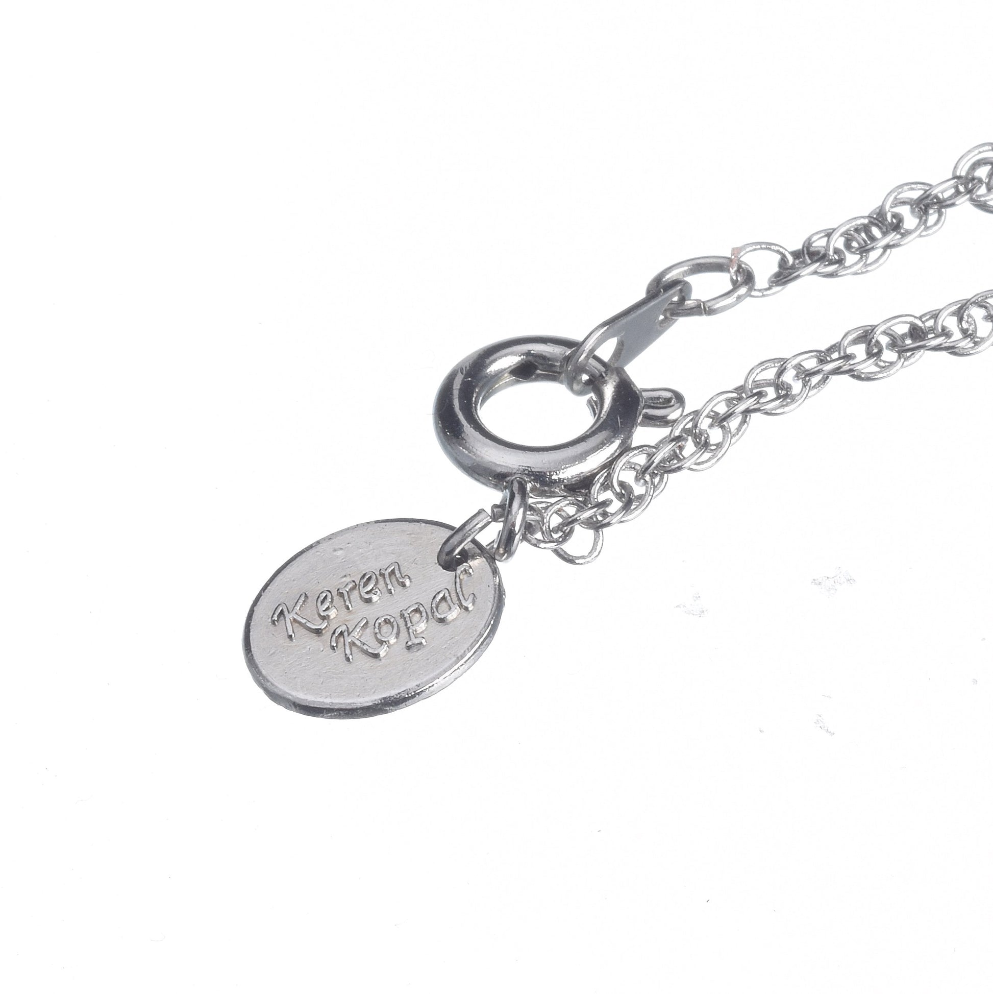 Keren Kopal Red Egg Pendant Necklace