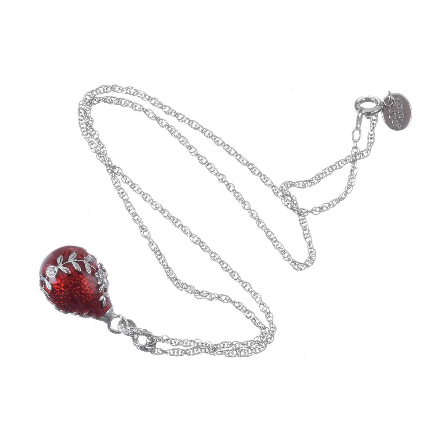 Keren Kopal Red Egg Pendant Necklace