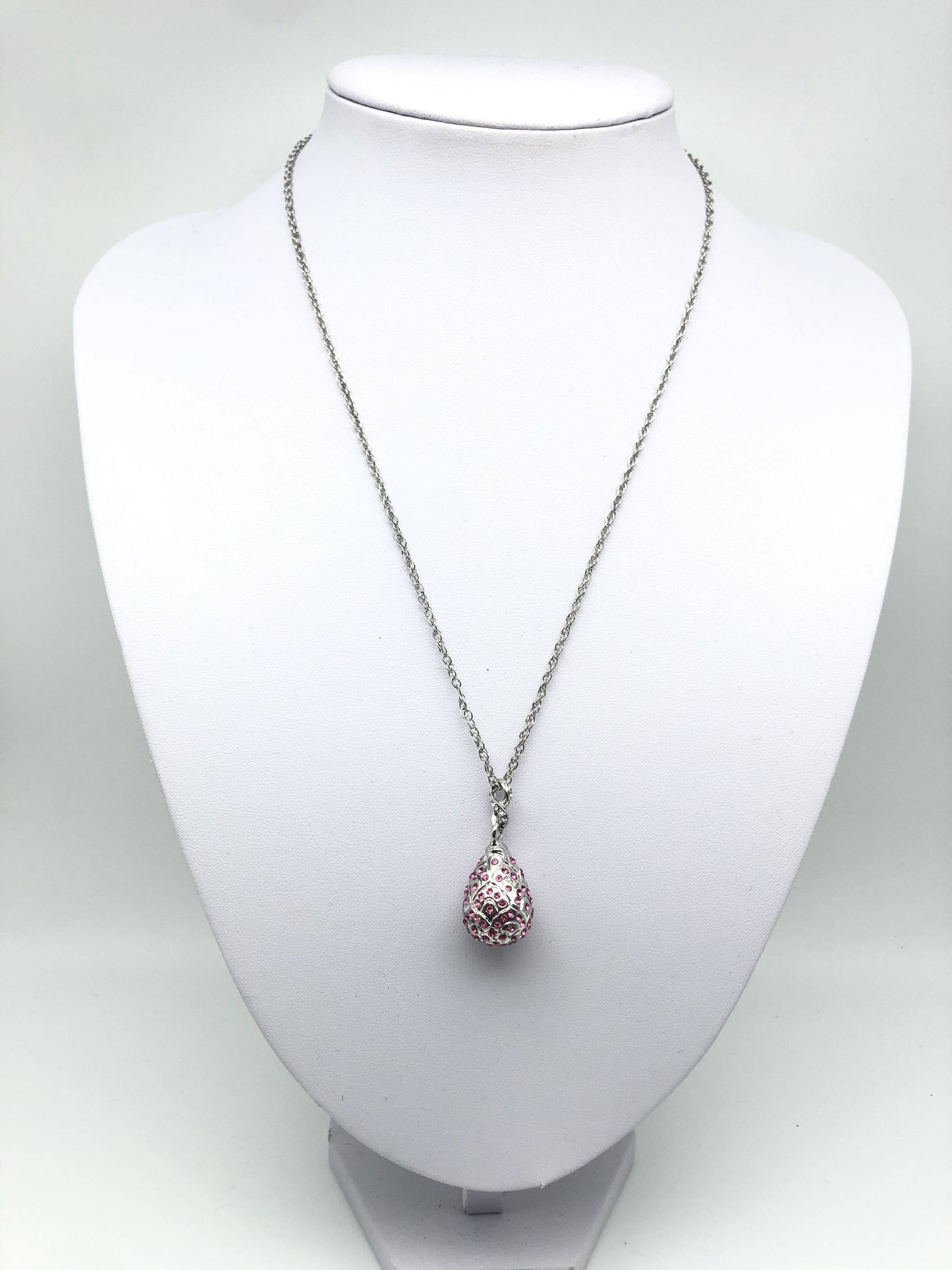 Keren Kopal Silver Egg Pendant Necklace
