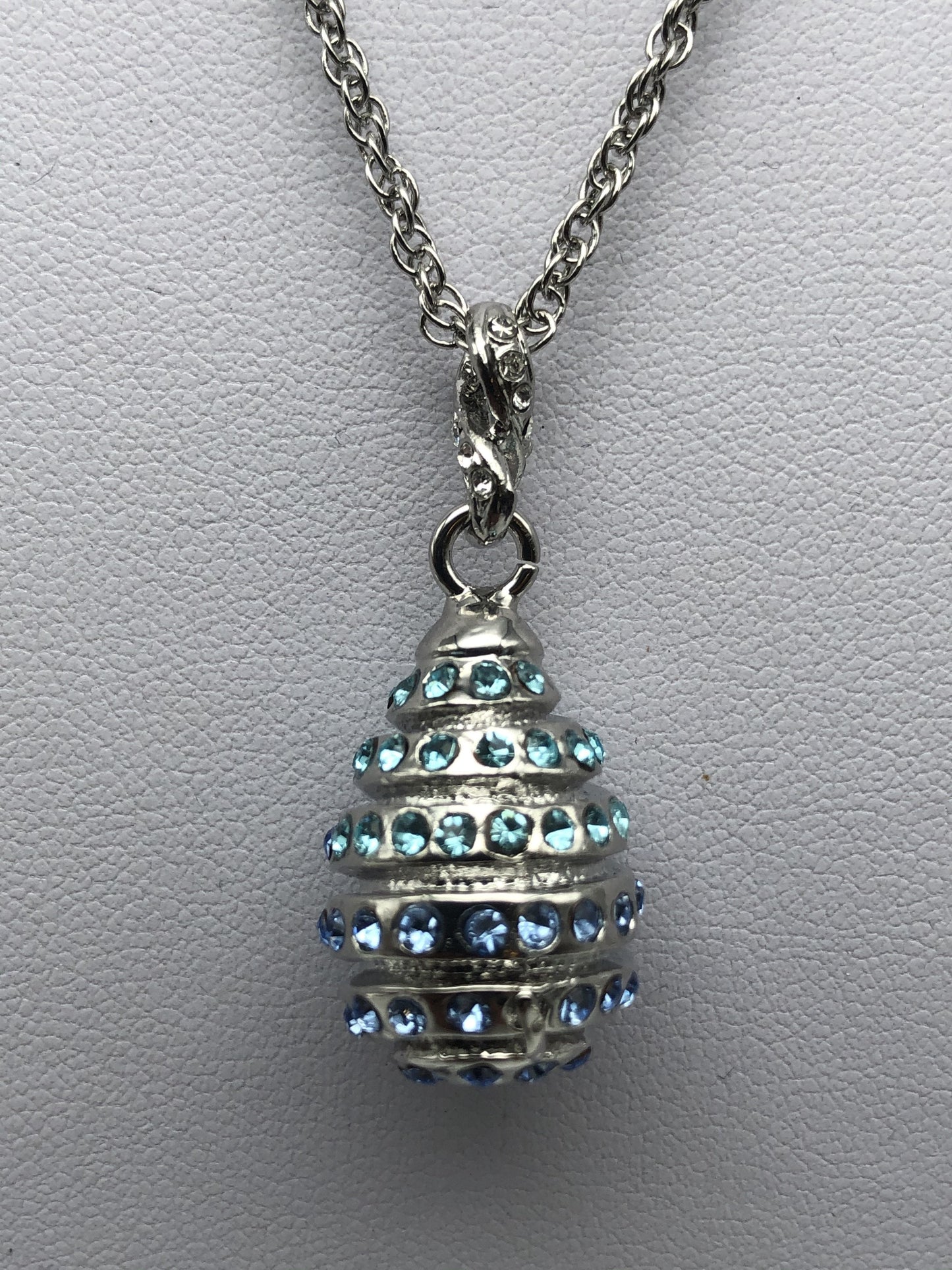 Keren Kopal Silver Egg Pendant Necklace