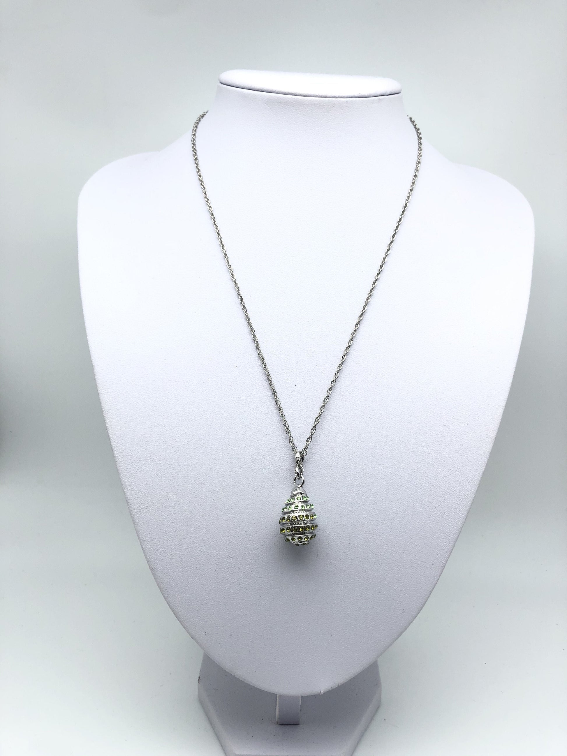 Keren Kopal Silver Egg Pendant Necklace