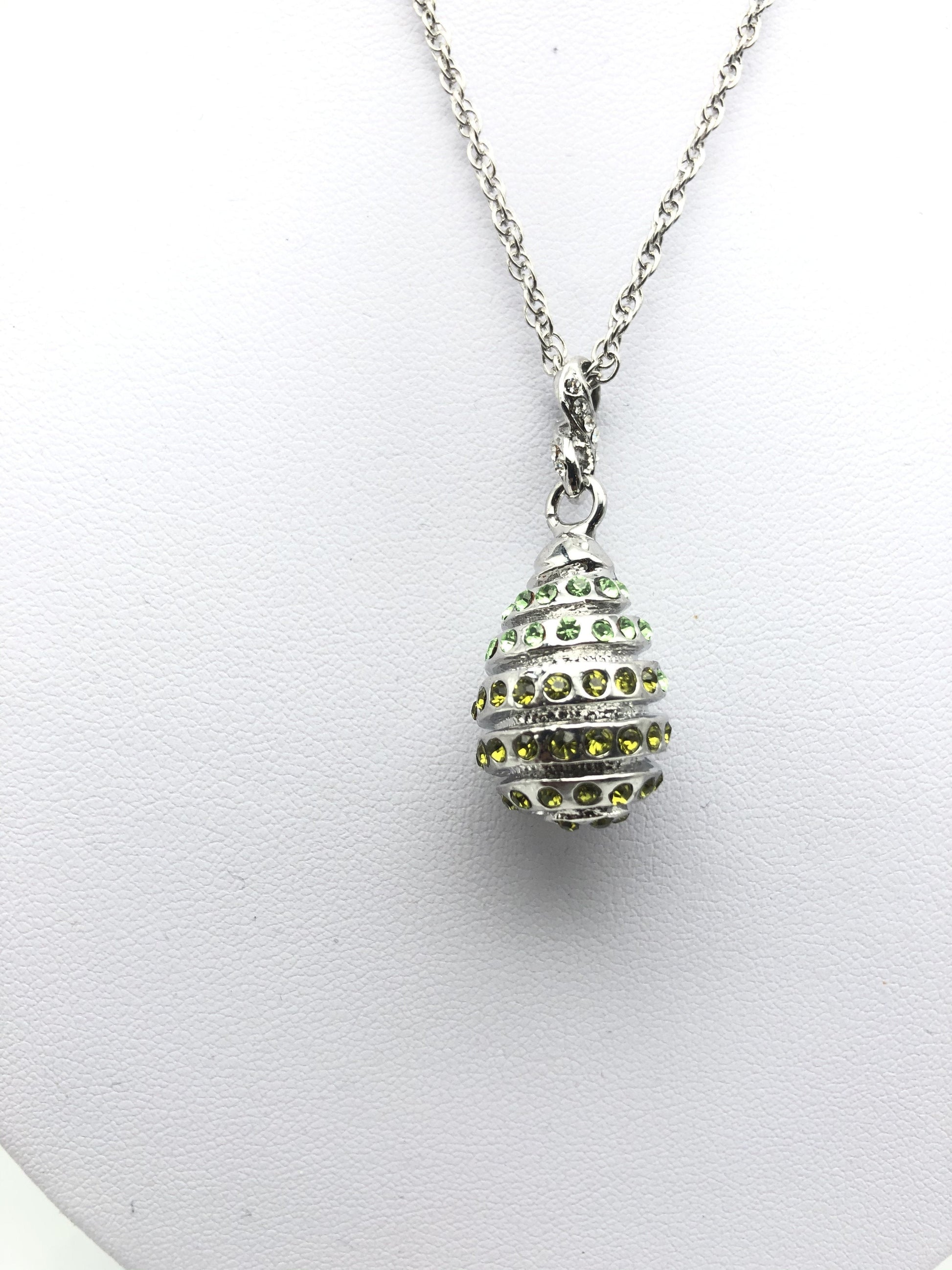 Keren Kopal Silver Egg Pendant Necklace