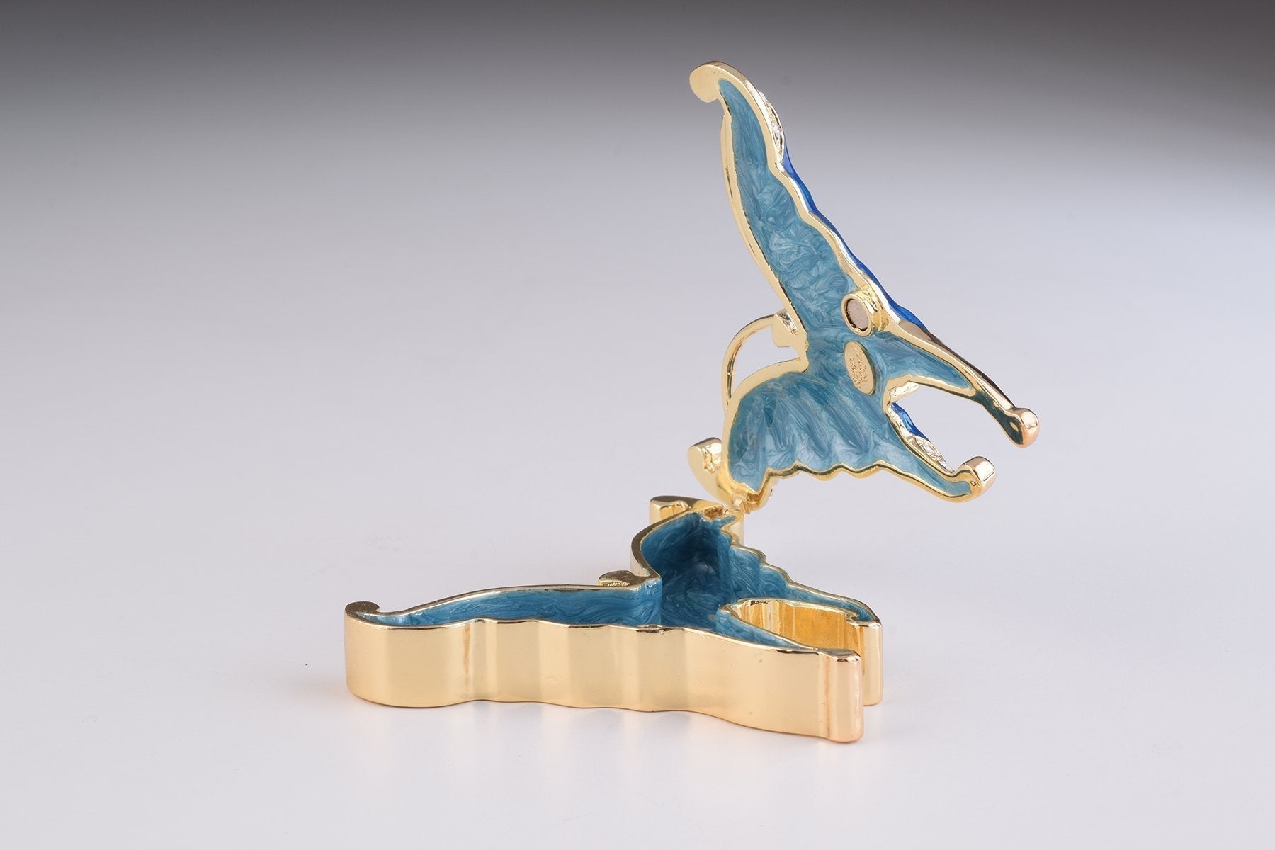 Keren Kopal Golden Blue Butterfly