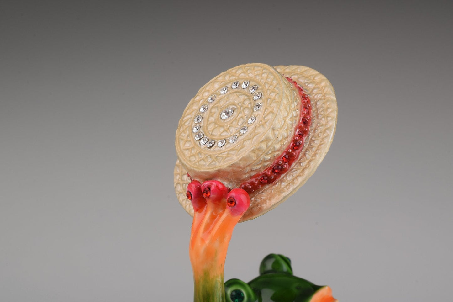 Keren Kopal Green Frog on a Bench