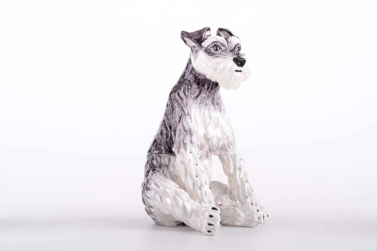 Keren Kopal Large white & Black Dog Limited Edition 1 of 250