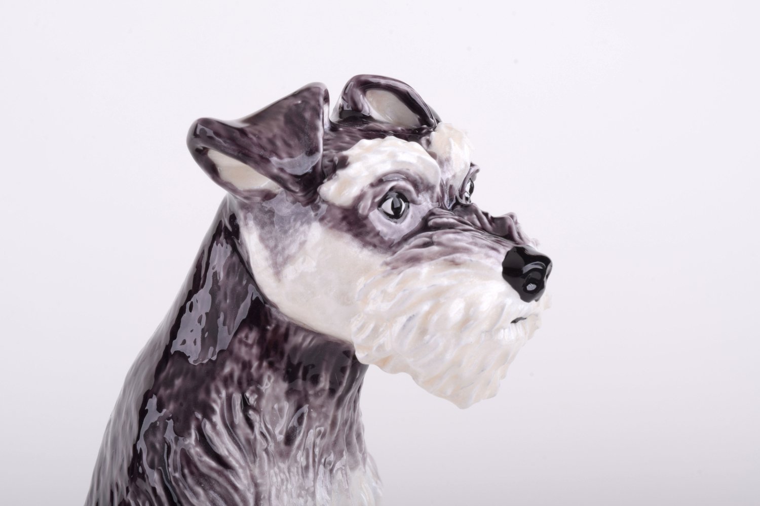 Keren Kopal Large white & Black Dog Limited Edition 1 of 250