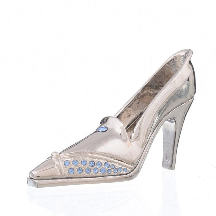 Silver Evening Shoe - Exquisite Decor