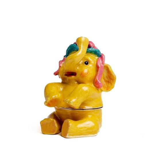 Keren Kopal Yellow Sitting Elephant