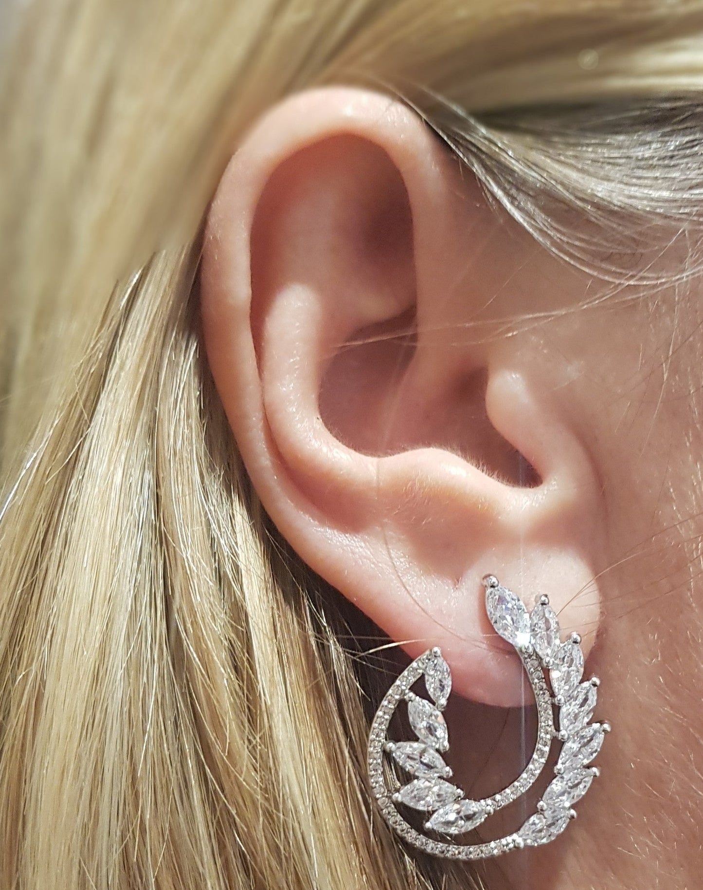 Swirl Snow Flake Earrings