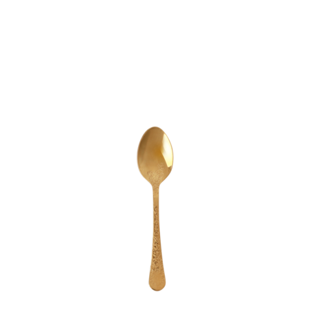 Rice DK | Cake Gold Stainless Teaspoon Embossed Flower