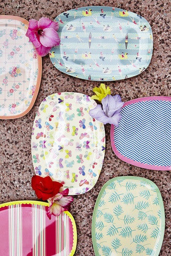 Rice Dk | Melamine Rectangular Tray Butterfly Print