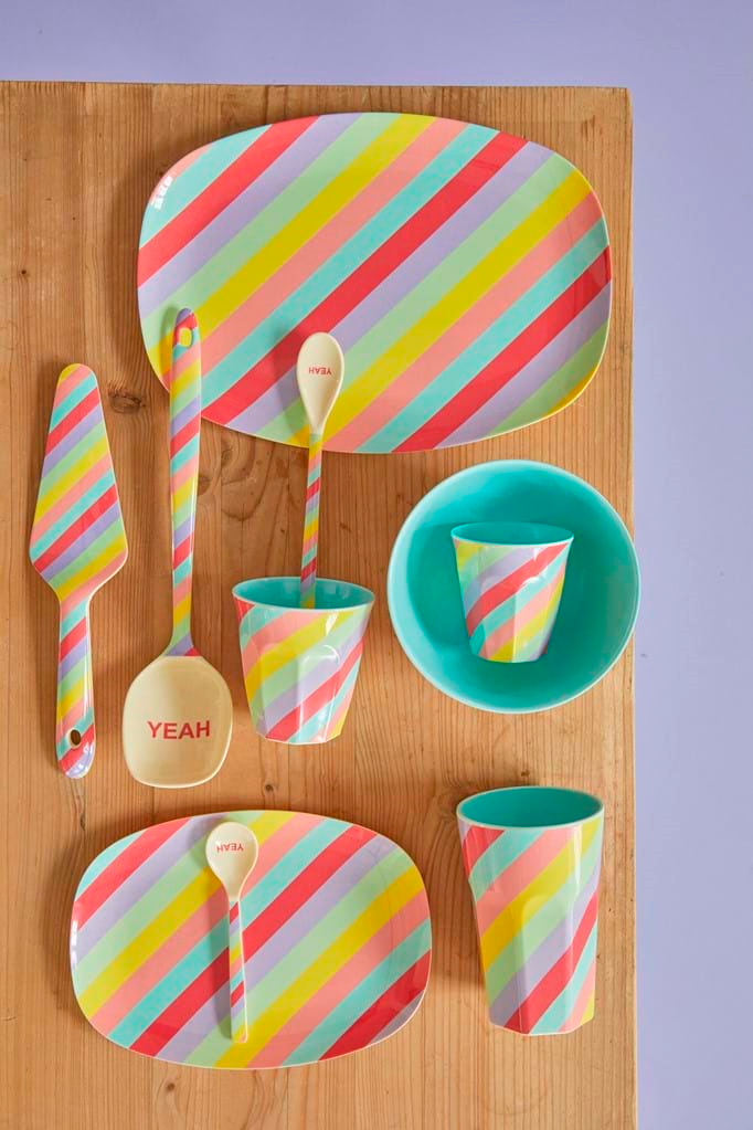 Tall Melamine Cup WITH Summer Rush Print